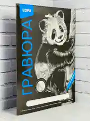 Картина для рисования творчества Панда эффект серебро Лори
