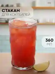Черный стакан набор 1, 2, 6 шт КАРТОФАН стеклянный для виски бренди коктелей воды сока 300 360 мл