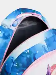 Синий рюкзак школьный с принтом игры Геншин Genshin impact, Kokomi