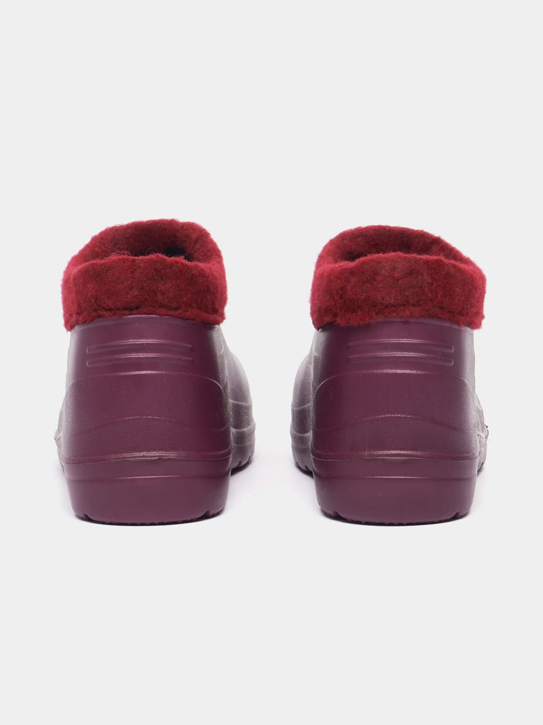 Бордовый галоши женские, утепленные, 37-41