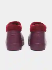 Бордовый галоши женские, утепленные, 37-41