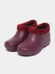 Бордовый галоши женские, утепленные, 37-41