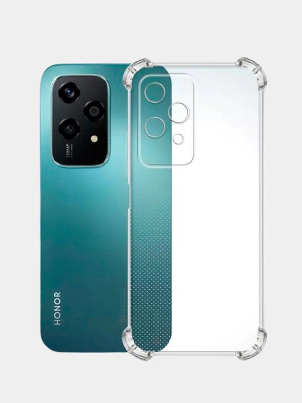Чехол для Honor 200 lite, (Хонор 200 лайт), прозрачный, противоударный