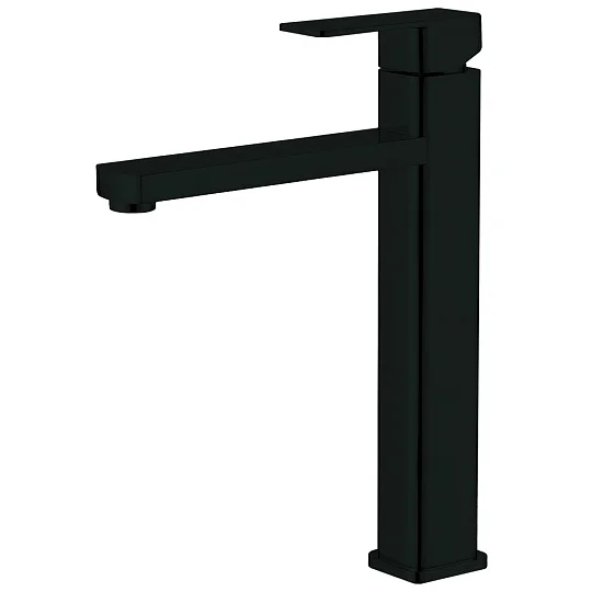 Черный смеситель для раковины Ledeme L1133