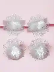 Серебряный набор сервировочных салфеток, 4 штуки