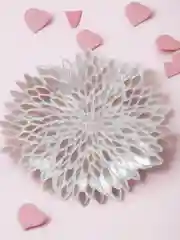 Серебряный набор сервировочных салфеток, 4 штуки