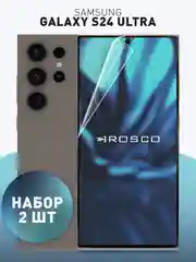 Прозрачный 1-2 шт плёнка для Samsung Galaxy S24 S23 S22, Ultra FE Plus защитная ROSCO гидрогелевая