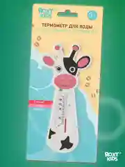 Черный термометр детский Коровка для воды, для купания в ванночке от ROXY-KIDS