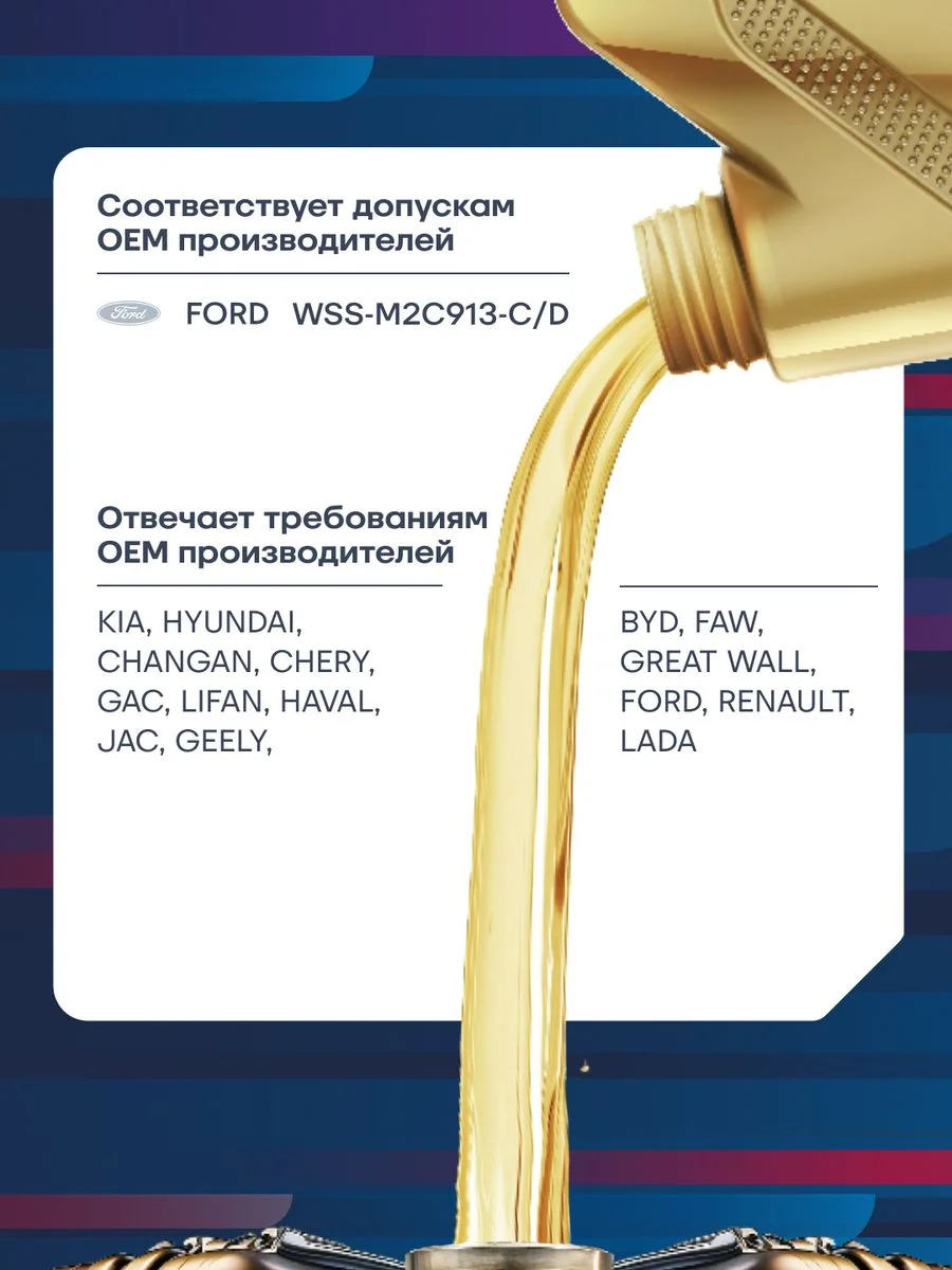 Моторное масло MIRAX MX7 SAE 5W-30, API SP, ACEA A5/B5 Универсальное синтетическое