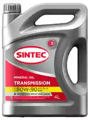 Трансмиссионное масло SINTEC Transmission SAE 80W-90 API GL-5 Минеральное 4 л