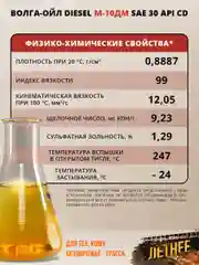 Моторное масло Волга-Ойл М-10ДМ Минеральное