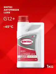SINTEC LUXE G12+ -45 карбоксилатный антифриз 1кг для двигателя автомобиля, красный