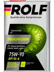 Масло трансмиссионное ROLF Transmission SAE 75W-90, API GL-4, полусинтетическое, 4 л