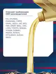 Моторное масло MIRAX MX9 SAE 0W-20, API SP, ILSAC GF-6A Синтетическое