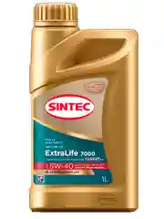 Моторное масло SINTEC EXTRALIFE 7000 SAE 5W-40, API SN/CF, ACEA A3/B4 Синтетическое 1 л