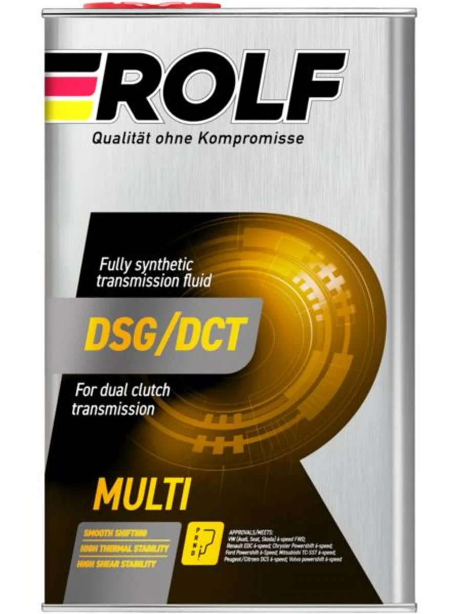 Масло трансмиссионное ROLF DSG/DCT, синтетическое, (металл)