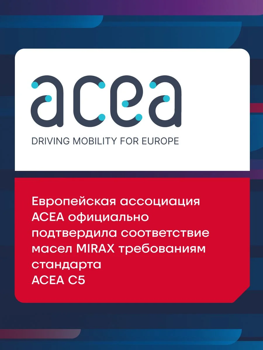 Моторное масло MIRAX MX9 SAE 0W-20, API SN PLUS, ACEA C5 Синтетическое