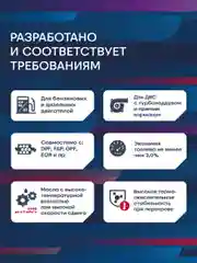 Моторное масло MIRAX MX9 SAE 0W-20, API SN PLUS, ACEA C5 Синтетическое