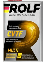 Масло трансмиссионное ROLF CVTF Multi, синтетическое, 4 л (металл)