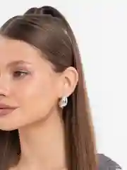 Серебряный серьги Капли. ОбЪемные