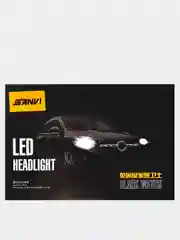 Автомобильные светодиодные лампы SANVI LED HEADLIGHT, H4, 5500К, dual CSP LED CHIPS, 2 шт