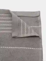Серый полотенце махровое / Набор полотенец 3 шт 30х60 "Скиф"/ кухня / кухоное полотенце