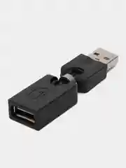 Угольный поворотный адаптер переходник, угловой USB 2.0, штекер USB гнездо 360 градусов