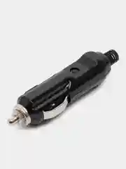 Черный штекер разъем прикуривателя в авто, с предохранителем 12V 24V