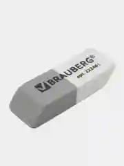 Ластик BRAUBERG Assistant 41*14*8мм серо-белый, прямоугольный, скошенные края. 1/3/5шт