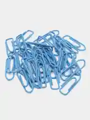 Скрепки 27 мм, STAFF, синие, 100 шт., в картонной коробке