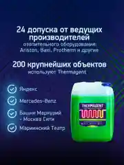 Теплоноситель THERMAGENT ЭKO -20 на основе пропиленгликоля, безопасный бытовой антифриз