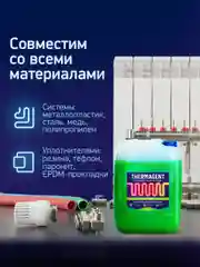 Теплоноситель THERMAGENT ЭKO -20 на основе пропиленгликоля, безопасный бытовой антифриз