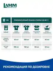 LAMM White гель для стирки белого и светлого белья бесфосфатный