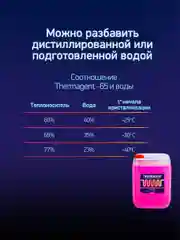 Теплоноситель для отопления Thermagent -65 концентрат на основе этиленгликоля