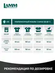 LAMM Black гель для стирки черного и темного белья бесфосфатный