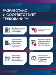 Моторное масло MIRAX MX7 SAE 5W-40, API SL/CF, ACEA A3/B4 Синтетическое
