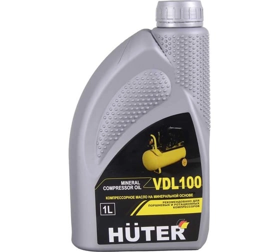 Масло компрессорное минеральное Huter VDL 100, 1 л