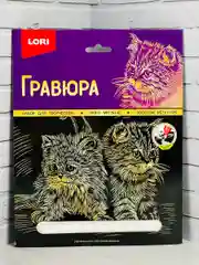 Набор для рисования Милые котята Котенок эффект золото Лори