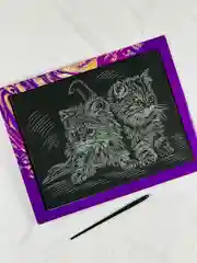 Набор для рисования Милые котята Котенок эффект золото Лори