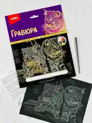 Набор для рисования Милые котята Котенок эффект золото Лори
