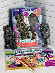 Набор гравюра роспись альбом Энчантималс Enchantimals мульт