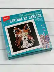 Набор для творчества Картина из пайеток Собака животные Лори