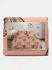 Постельное белье 1,5 спальный / 2 спальное / евро Полисатин ivSubelIa "Ваниль", 70x70