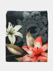 Постельное белье 1,5 сп / 2 спальное / евро Полисатин ivSubelIa "Лилия на черном", 70x70