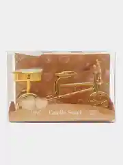 Золотой подсвечник сувенир Велосипед