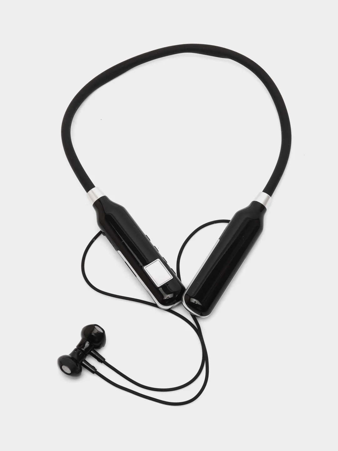 Черный наушники беспроводные, гарнитура, спортивные с ободком Bluetooth