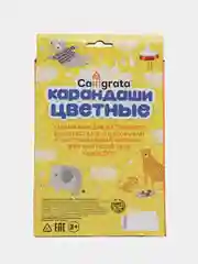 Карандаши 18 цветов, корпус деревянный, треугольный