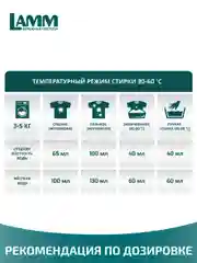 LAMM Альпийская свежесть гель для стирки белого белья бесфосфатный