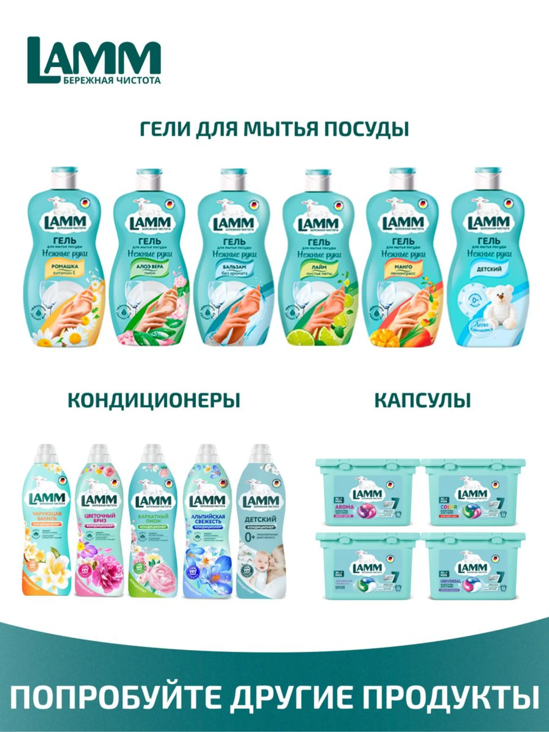 LAMM Альпийская свежесть гель для стирки белого белья бесфосфатный