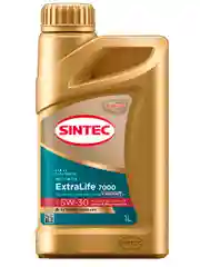 Моторное масло SINTEC EXTRALIFE 7000 SAE 5W-30, API SL/CF, ACEA A3/B4 Синтетическое